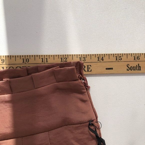🌸3/$30🌸 LINE & DOT Ali Paperbag Brown High Waist Pants - Picture 7 of 12